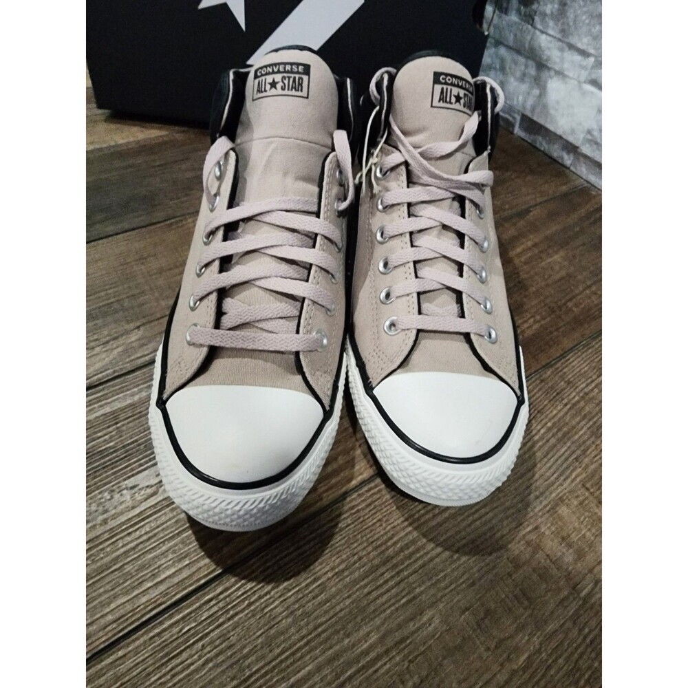 Converse CTAS High Street Mid Top Mens 10 Sneakers Papyrus/Black A14294C NEW - Picture 3 of 7